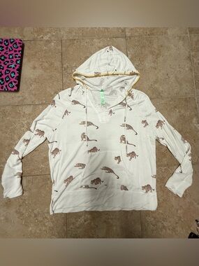 Honeydew cheetah hoodie